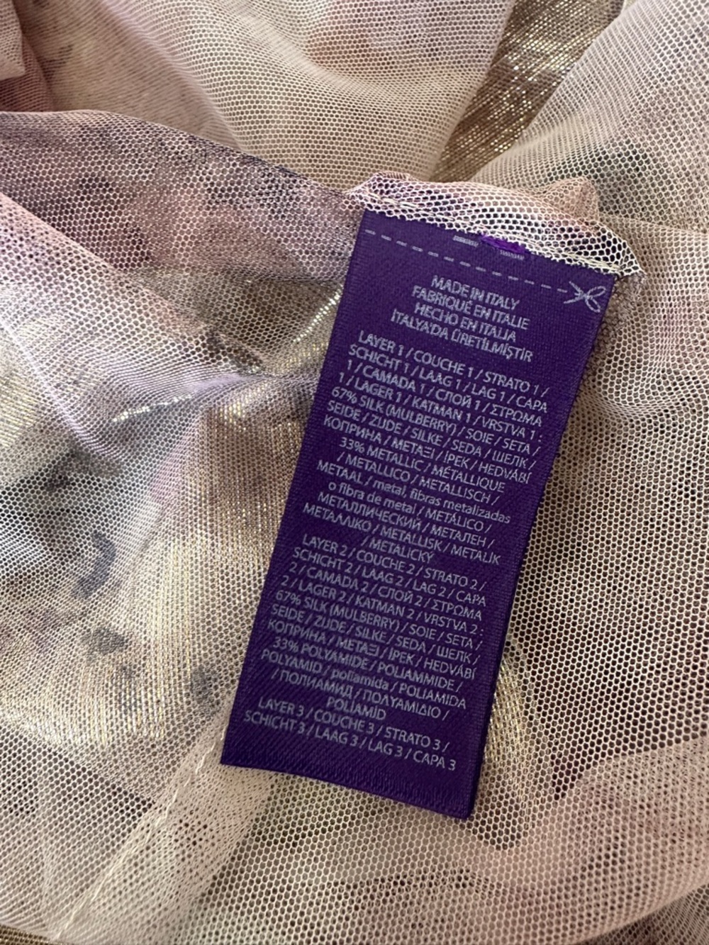 Ralph Lauren Purple Label Floral Metallic Silk Maxi Skirt - Picture 10 of 14